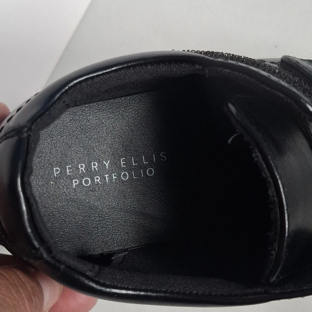 Perry Ellis Boys' Black Dress Monk‎ Strap Shoes Toddler Kids Size 10
